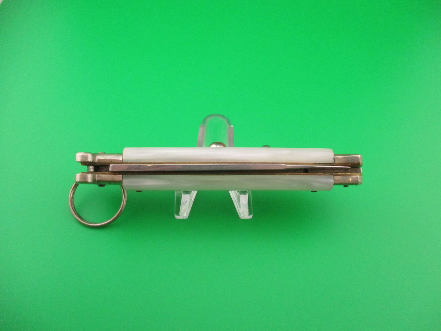 AGA CAMPOLIN 22cm Italian Pearlex Francese Ringpull automatic knife