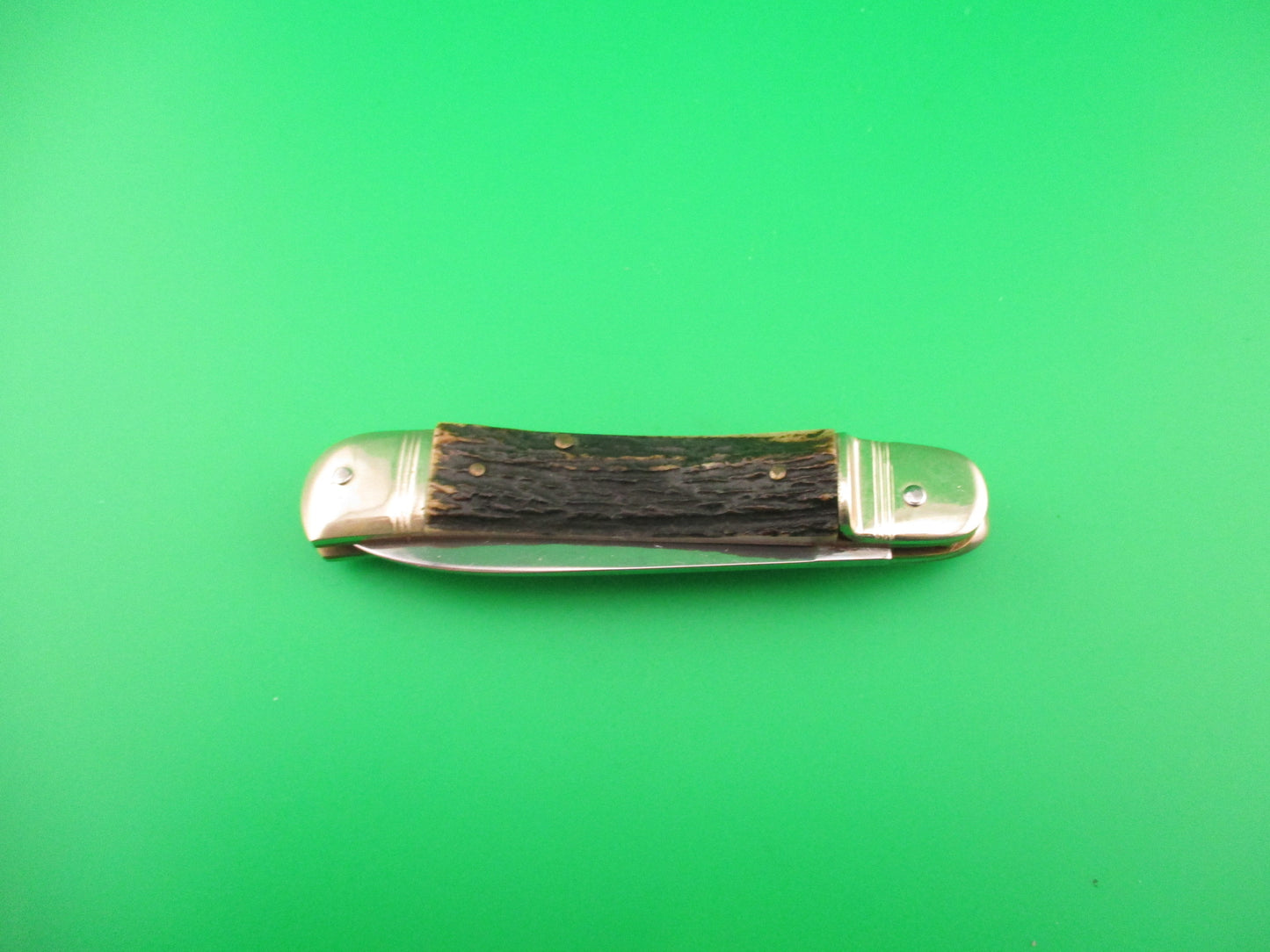 ROSTFREI KISSING CRANE 10cm German Lever Stag Vintage automatic knife
