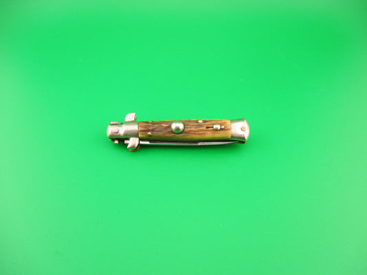 C JUL HERBERTZ IMPORT 14cm Italian Stag Transitional Swivel bolster switchblade