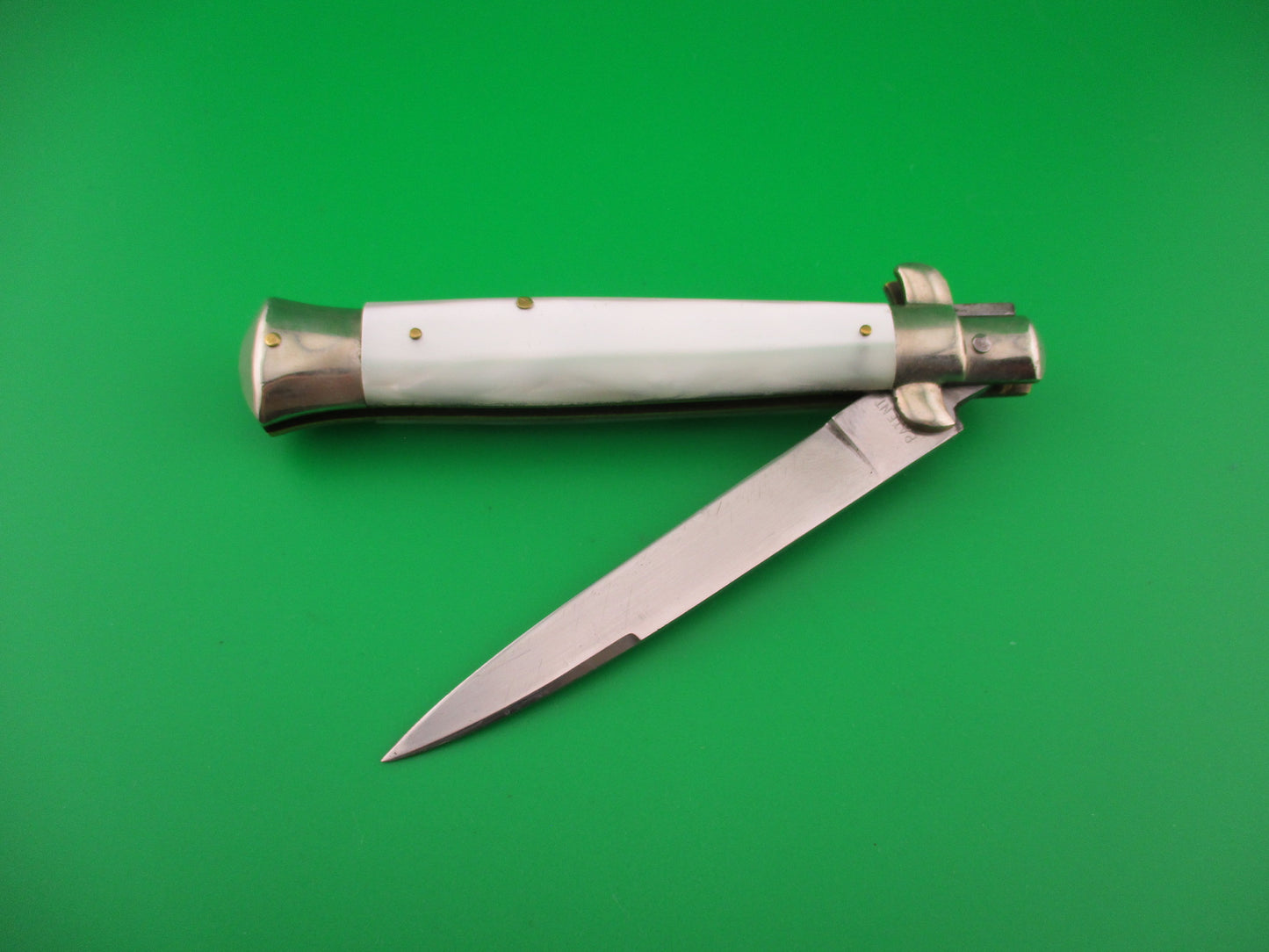 PATENT 22cm Italian BoBc Pearlex vintage automatic knife