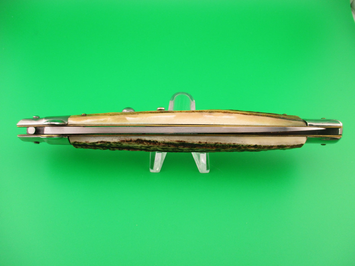 z B Rostfrie ARMADILLO 33cm Italian Stiletto Stag vintage automatic knife