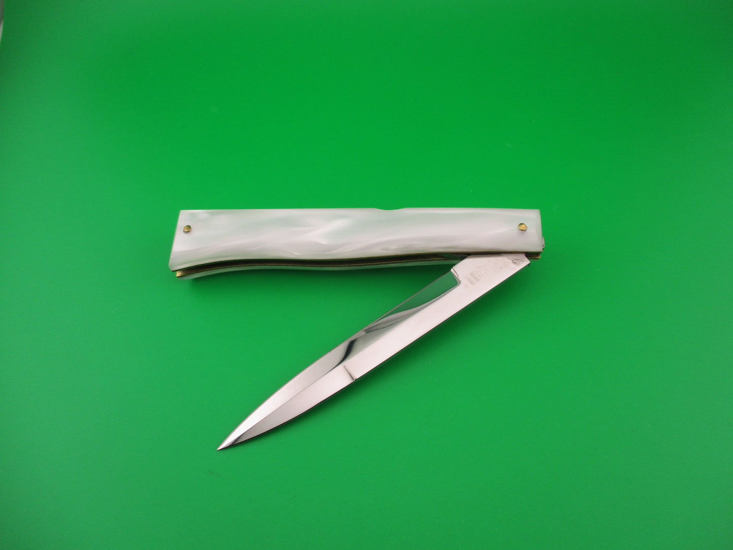 CEM 22cm Italian Lockback Pearlex Customized Pearlex automatic knife