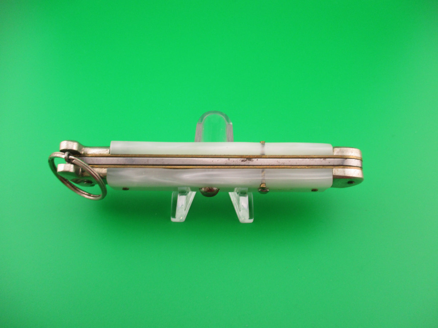 AGA CAMPOLIN 22cm Italian Pearlex Francese Ringpull automatic knife