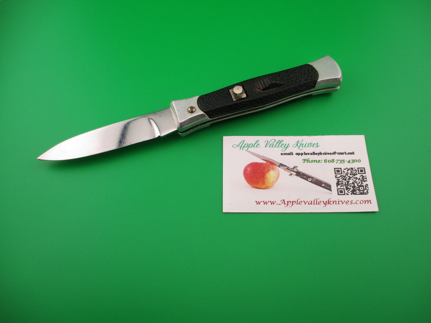 Spanish 19cm Coil Spring Vintage knife w Aluminum frame Vintage automatic