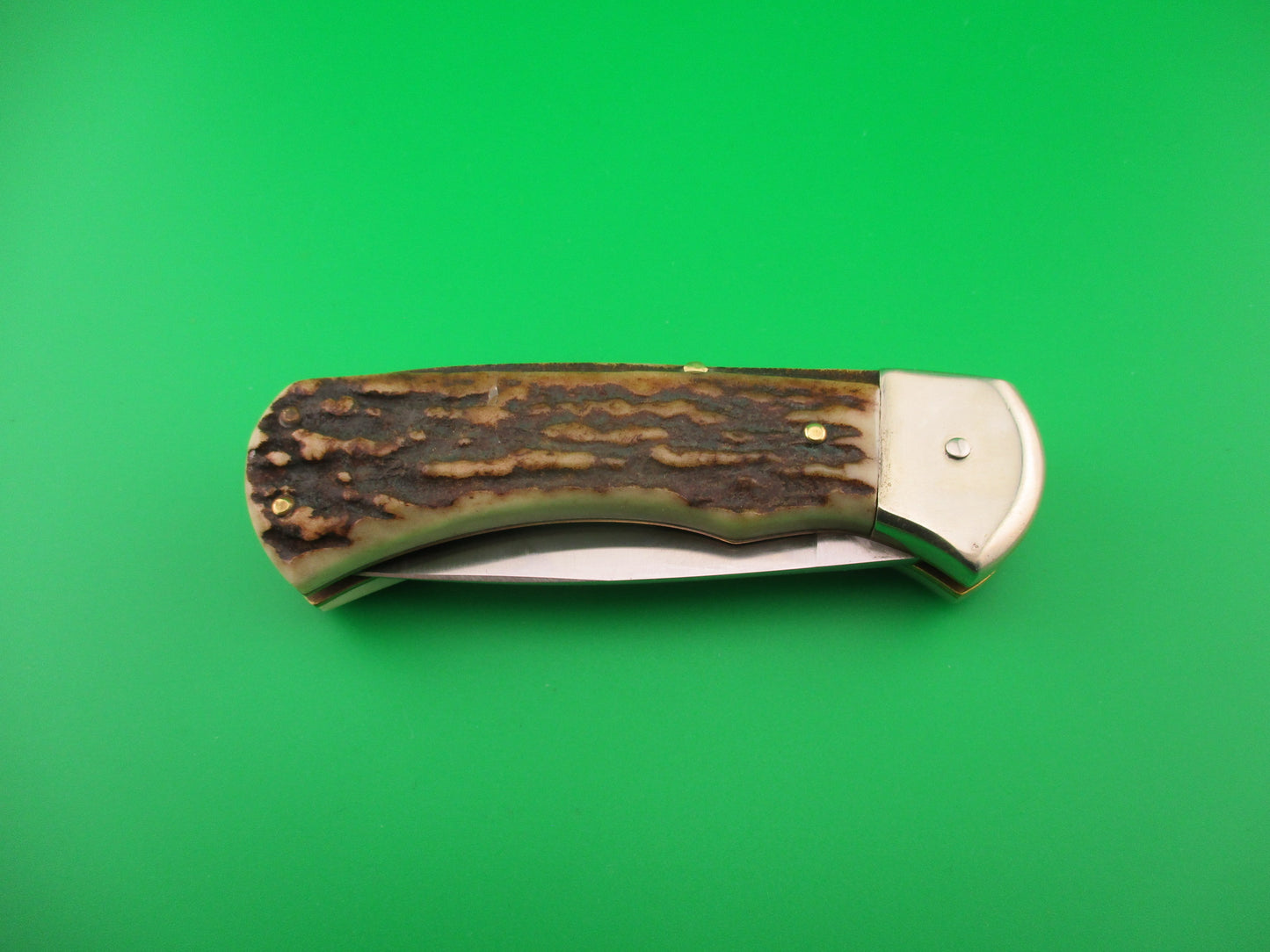Hubertus 18cm Stag Scale Release hard-to-find German automatic knife