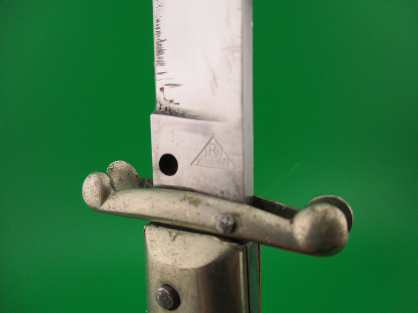 IRN Ich Rostenie PATENT 23cm Italian Swing Guard Horn Red Dot automatic knife