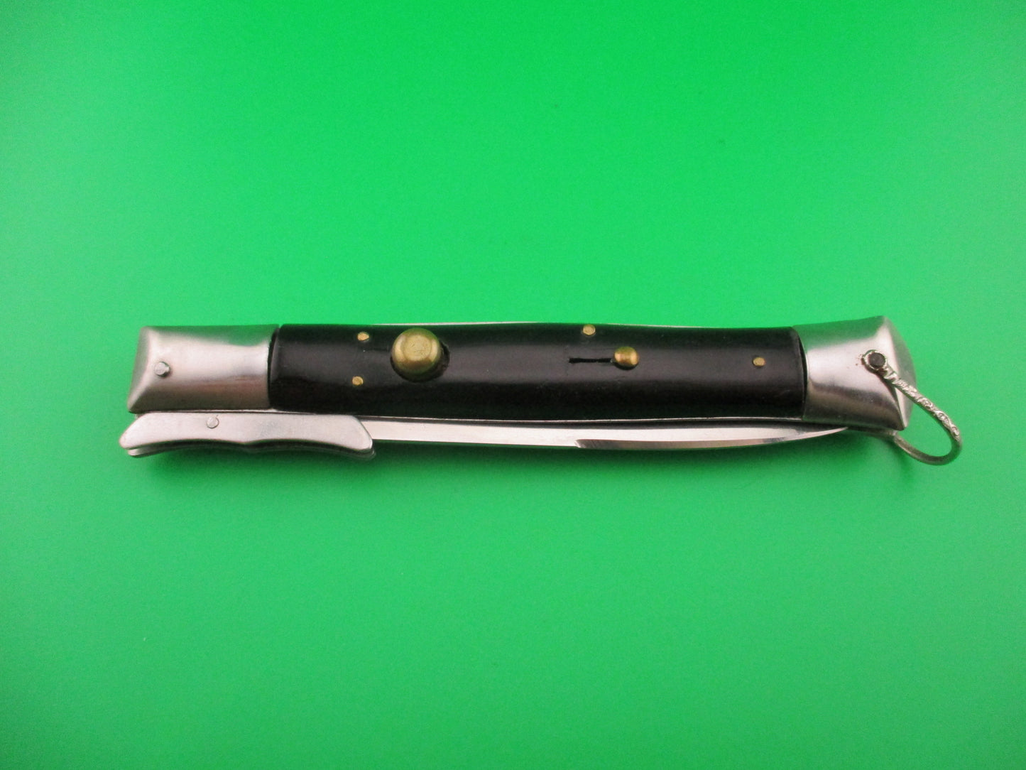 STAINLESS STEEL 27cm Japanese Swing Guard Batwing vintage automatic knife