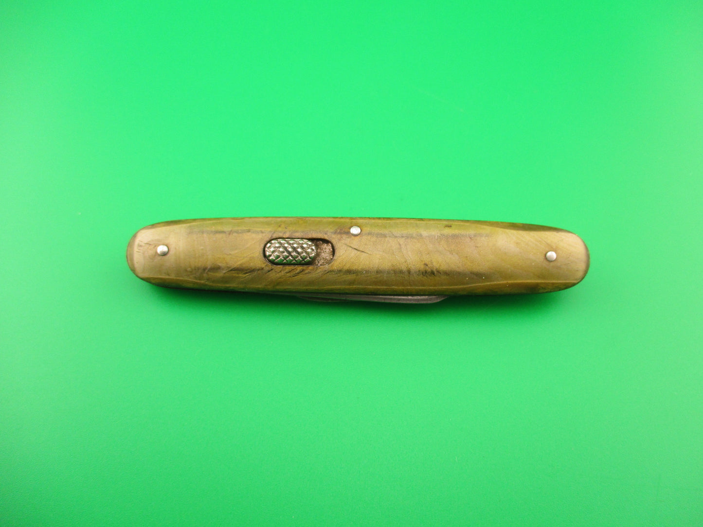 FLYLOCK Double Smoked Pearl antique automatic knife