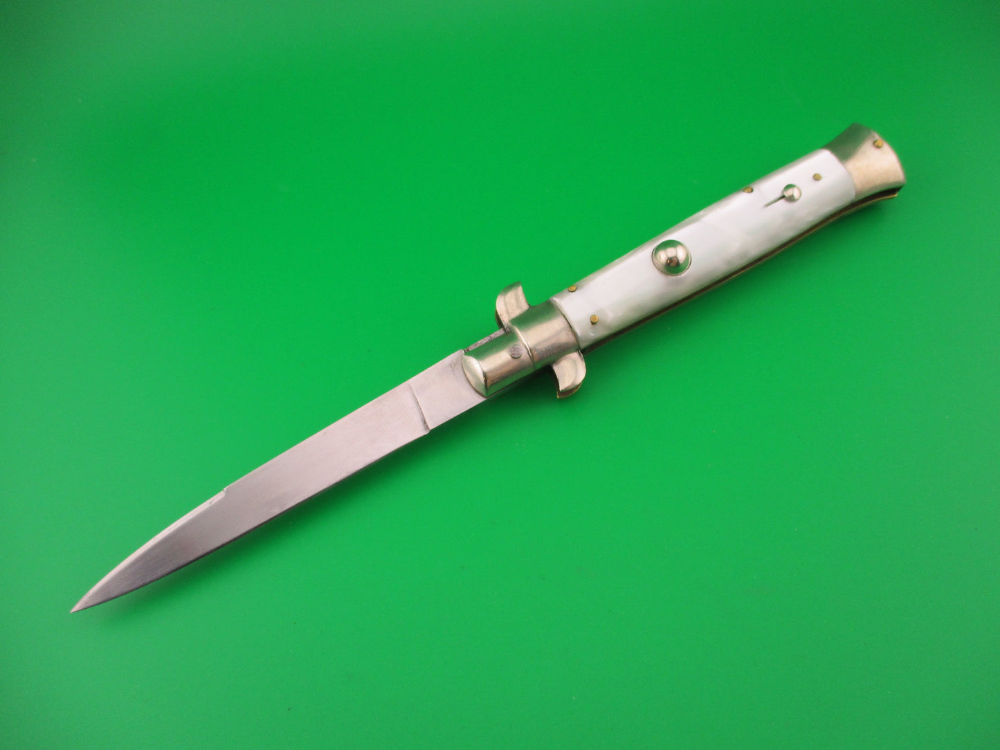PATENT 22cm Italian BoBc Pearlex vintage automatic knife