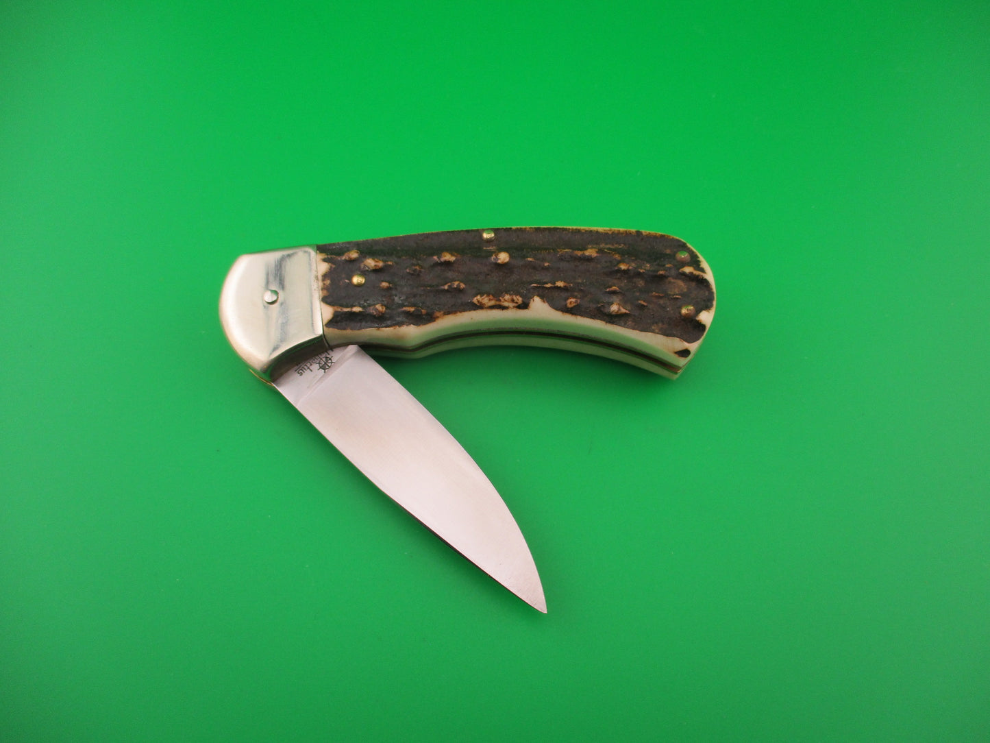 Hubertus 18cm Stag Scale Release hard-to-find German automatic knife