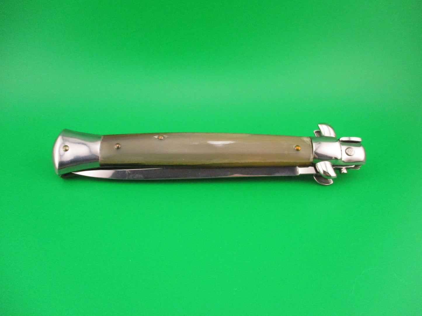 STILETTO ITALY 28cm Italian Stiletto Dagger Honey & Cream automatic knife