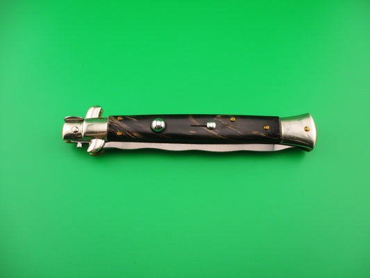 FRANK B ITALY 28cm Italian Picklock Stiletto Kris Horn automatic knife