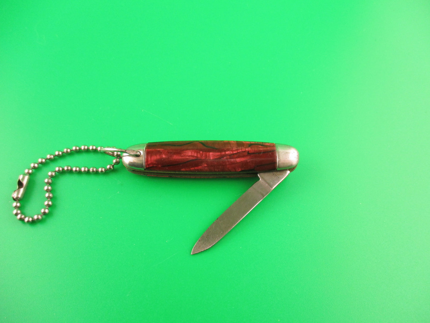 IMPERIAL USA Jackomatic Jr Keychain Switchblade 1950s knife with chain