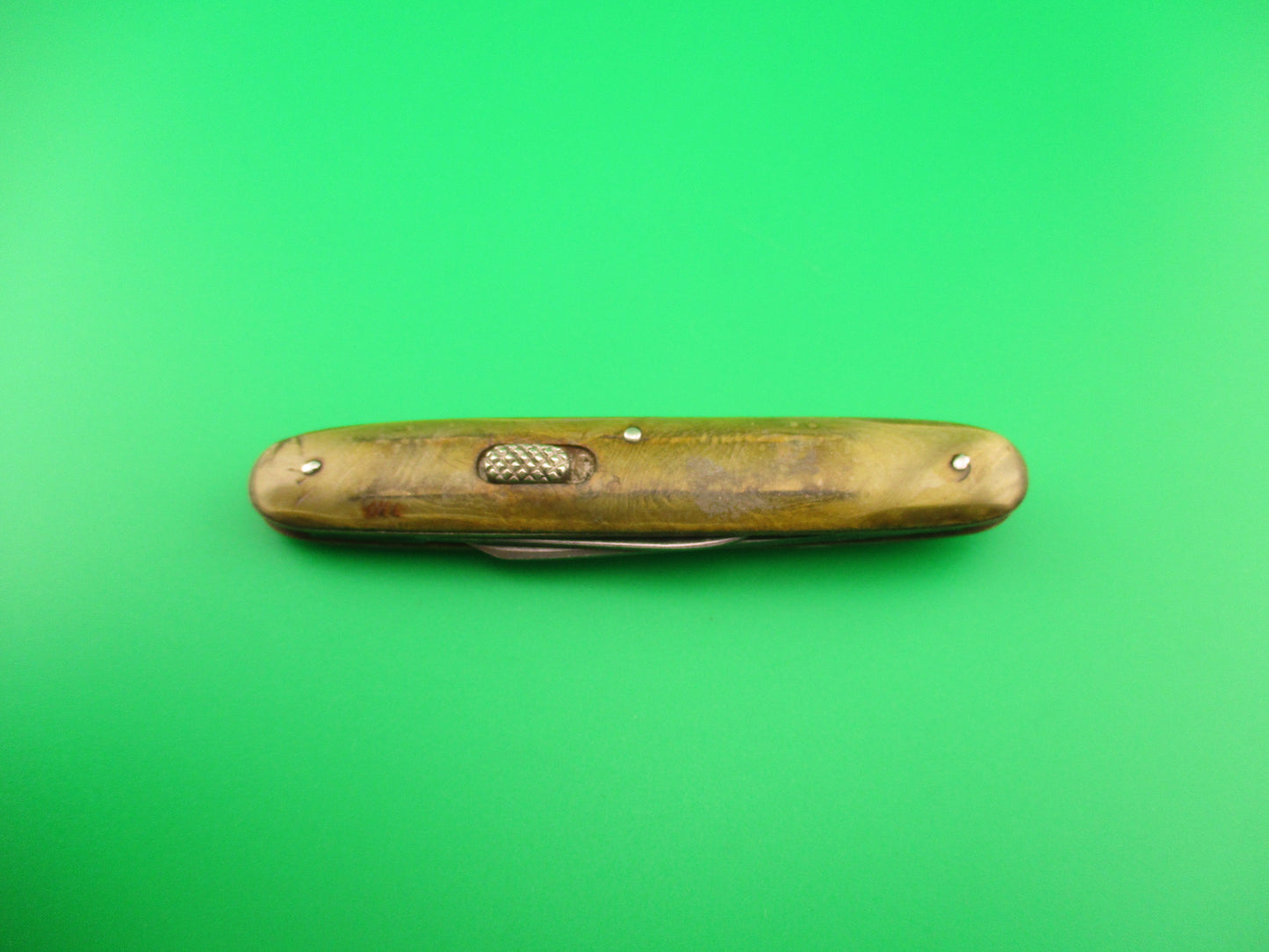 FLYLOCK Double Smoked Pearl antique automatic knife