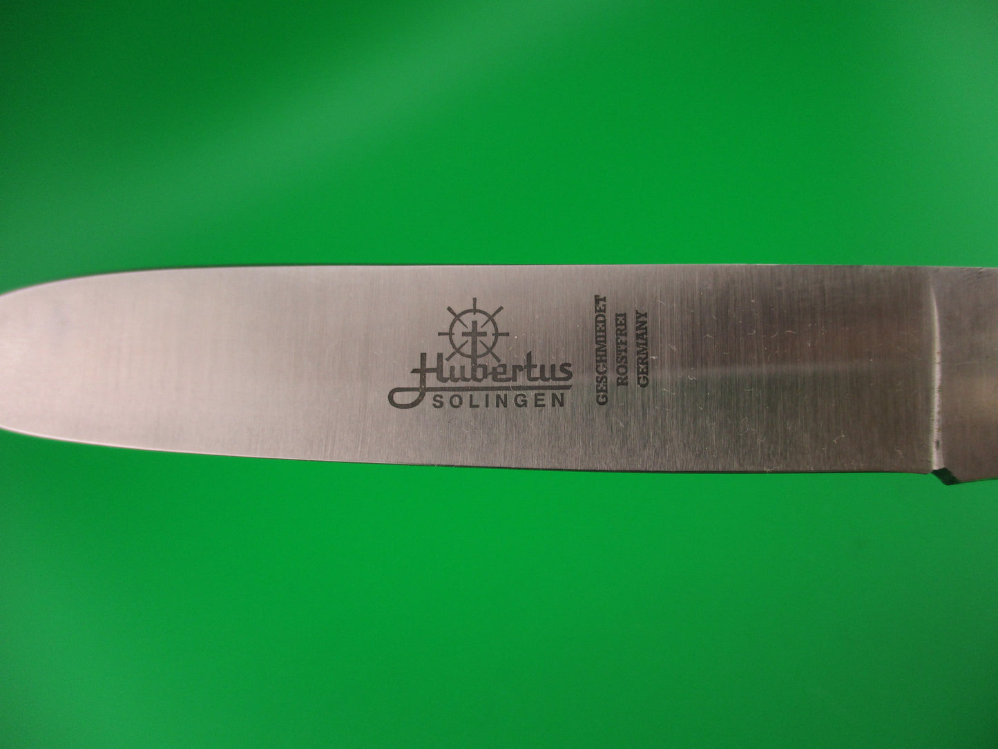 Hubertus SOLINGEN 13cm German Lever Black checkered large automatic knife
