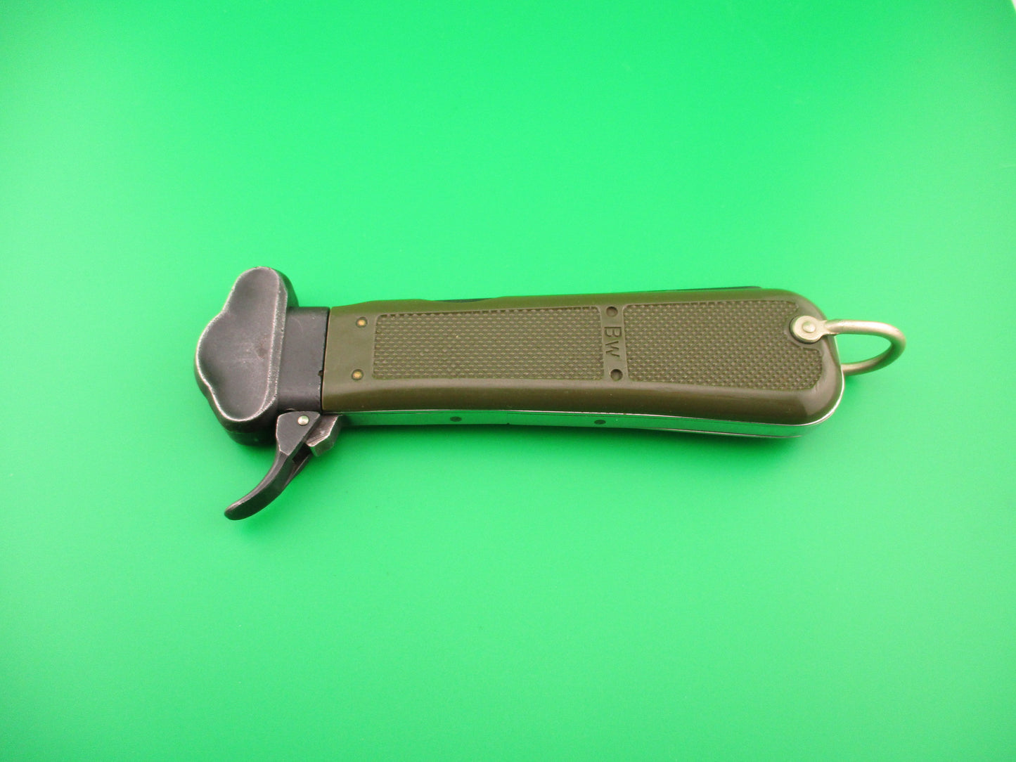 WMF BW 26cm German Military Vintage Take Down Gravity knife Green