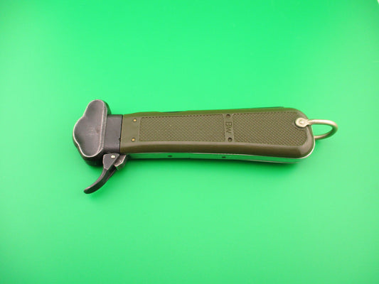 WMF BW 26cm German Military Vintage Take Down Gravity knife Green