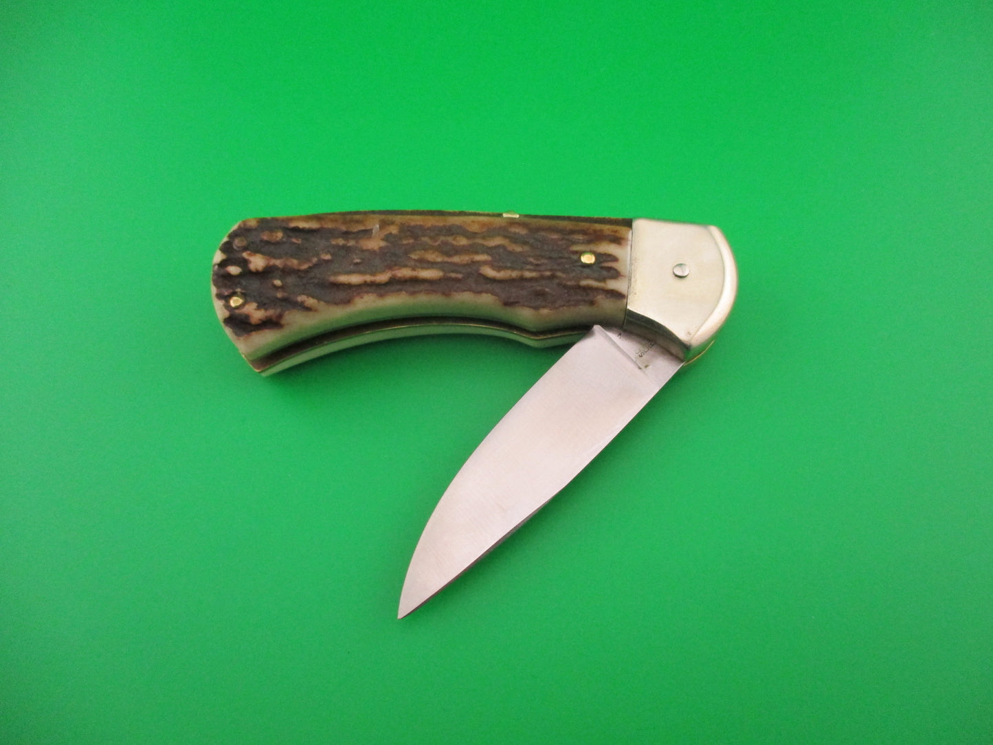 Hubertus 18cm Stag Scale Release hard-to-find German automatic knife