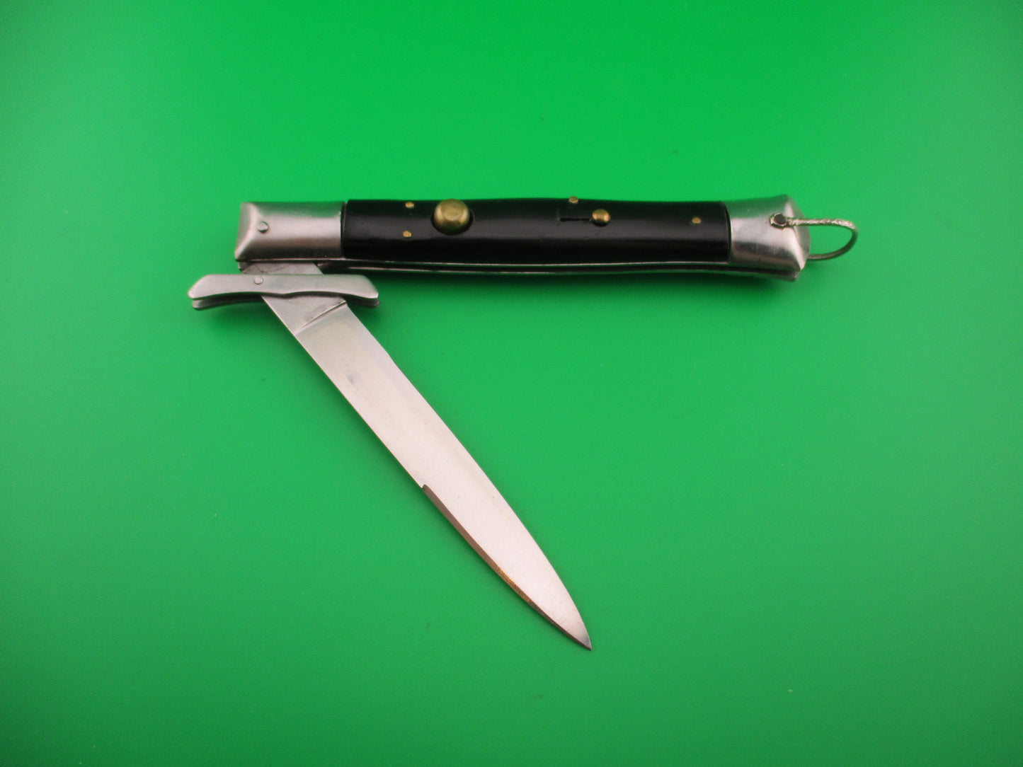 STAINLESS STEEL 27cm Japanese Swing Guard Batwing vintage automatic knife
