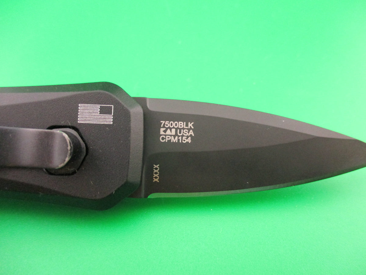 Kershaw Auto 7500BLK 5 1/8 inch Black spear point automatic knife like New Launch 4