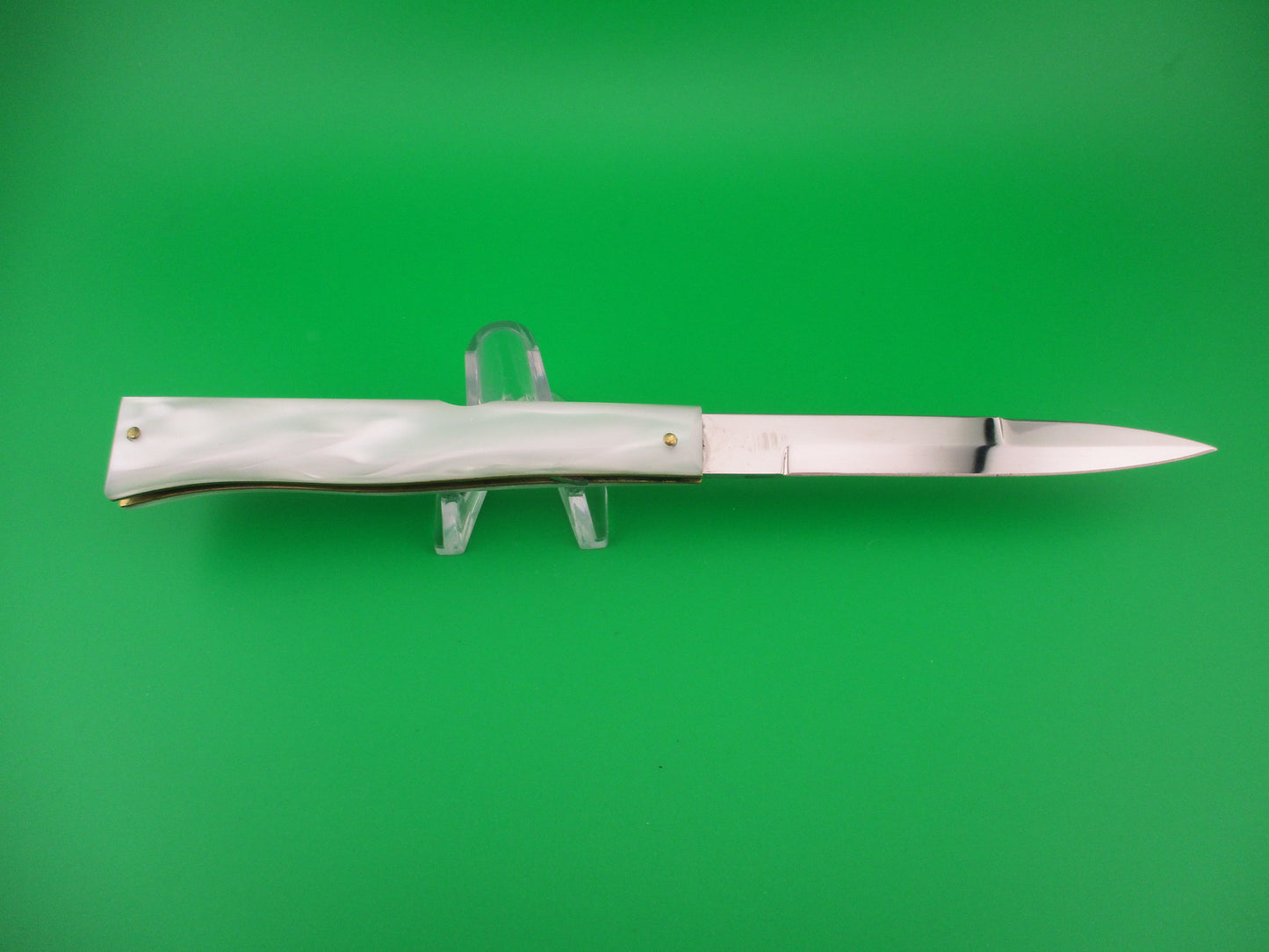 CEM 22cm Italian Lockback Pearlex Customized Pearlex automatic knife