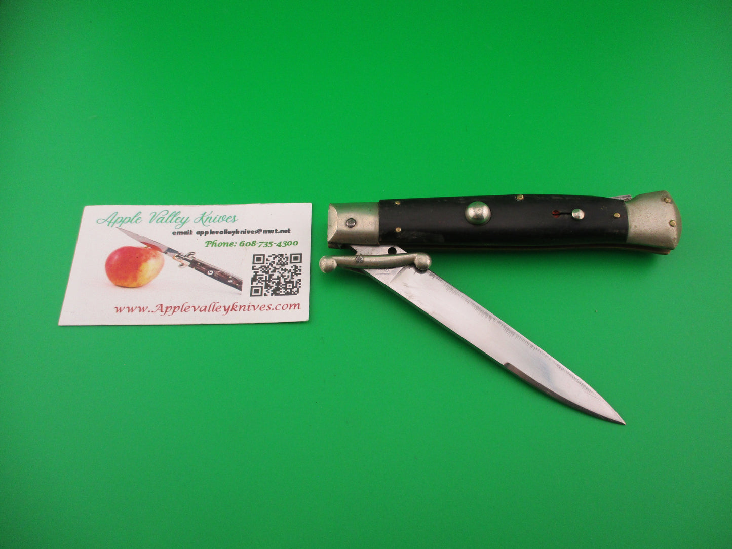 IRN Ich Rostenie PATENT 23cm Italian Swing Guard Horn Red Dot automatic knife