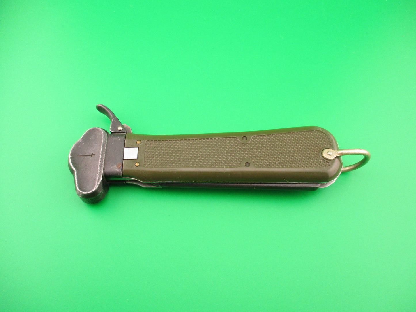 WMF BW 26cm German Military Vintage Take Down Gravity knife Green
