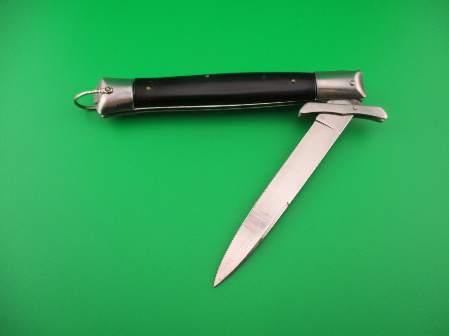 STAINLESS STEEL 27cm Japanese Swing Guard Batwing vintage automatic knife