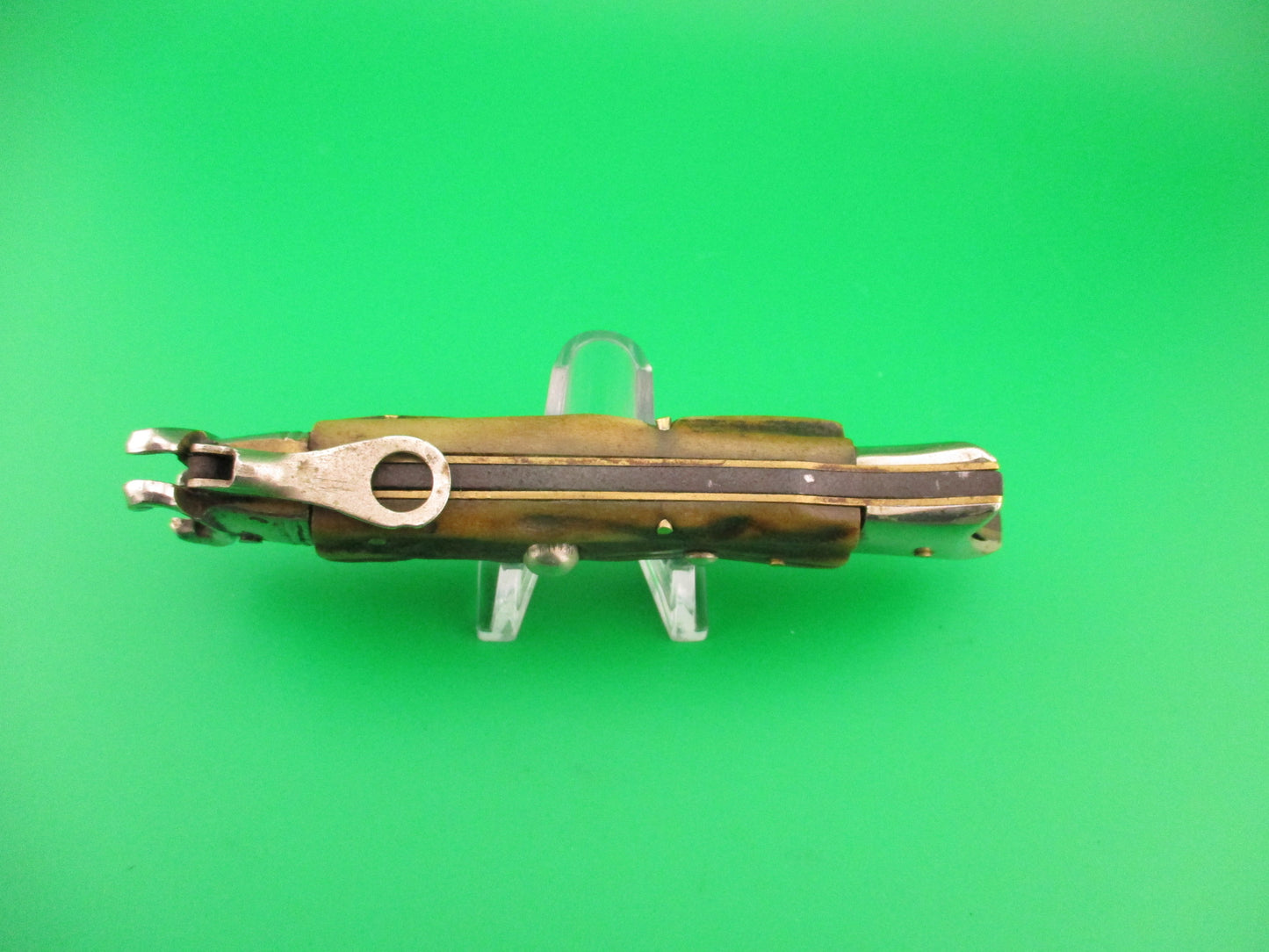 Jndiana INOX 22cm Italian Deer foot Fulcrum release Shell puller switchblade