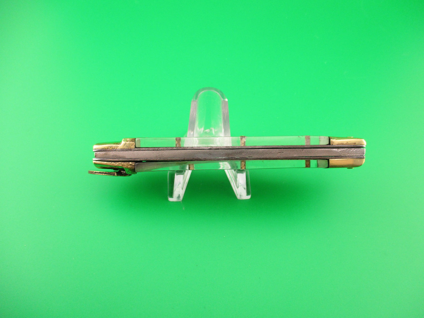 Master 19cm Japanese Lever Blue Brass vintage automatic knife