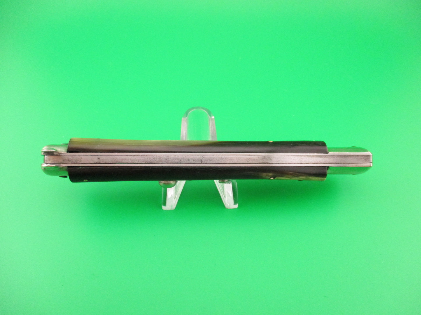 INOX 28cm Italian Totem Derby bolster BoBc horn stiletto automatic knife