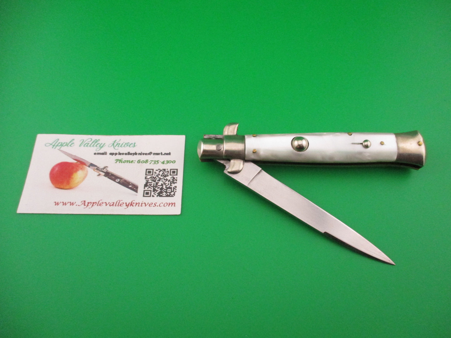 PATENT 22cm Italian BoBc Pearlex vintage automatic knife