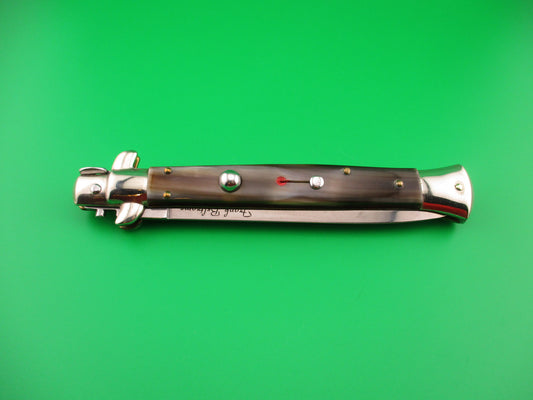 Frank Beltrame Limited Edition 2014 28cm Italian Picklock Dagger Horn Red dot automatic knife