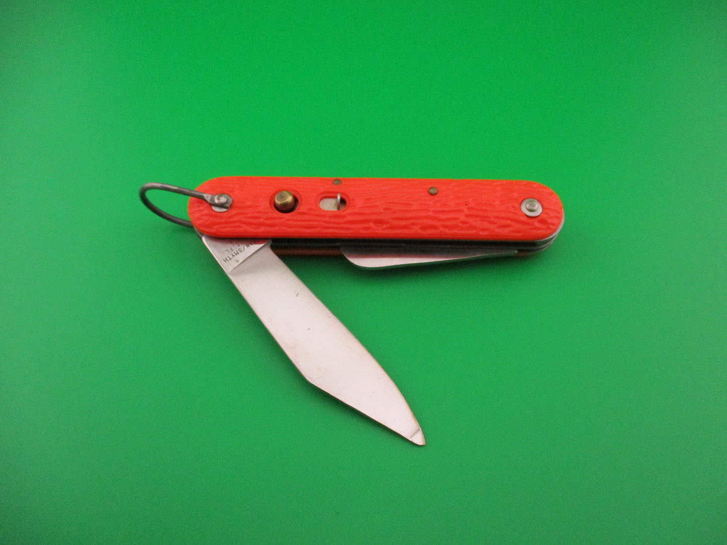 Logan Smyth Venice FL Orange Paratrooper knife New Old Stock
