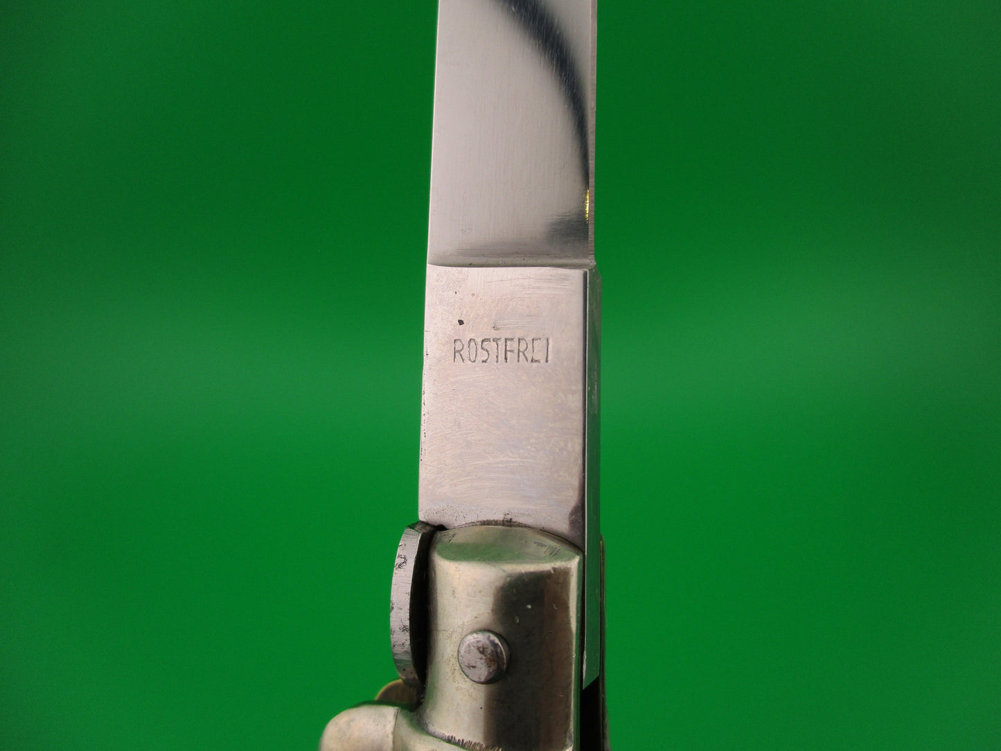 C. Jul Herbertz 21cm Italian Transitional Stiletto Stag Vintage 1960s automatic knife
