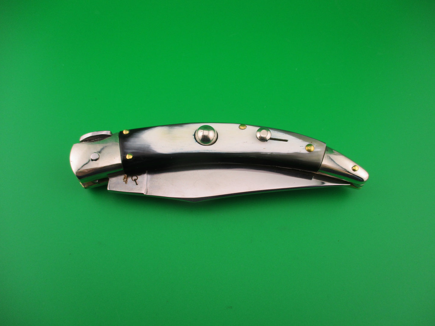 RENZO PASCOTTO MANIAGO 23cm Italian Catalana Picklock Horn automatic knife