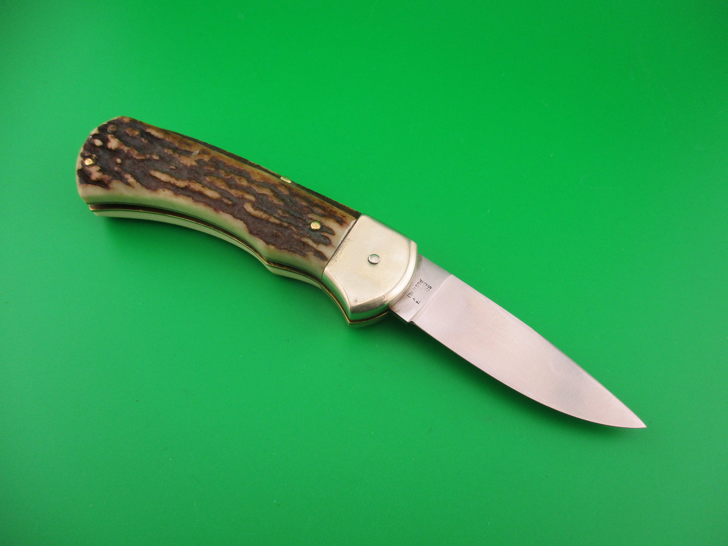 Hubertus 18cm Stag Scale Release hard-to-find German automatic knife