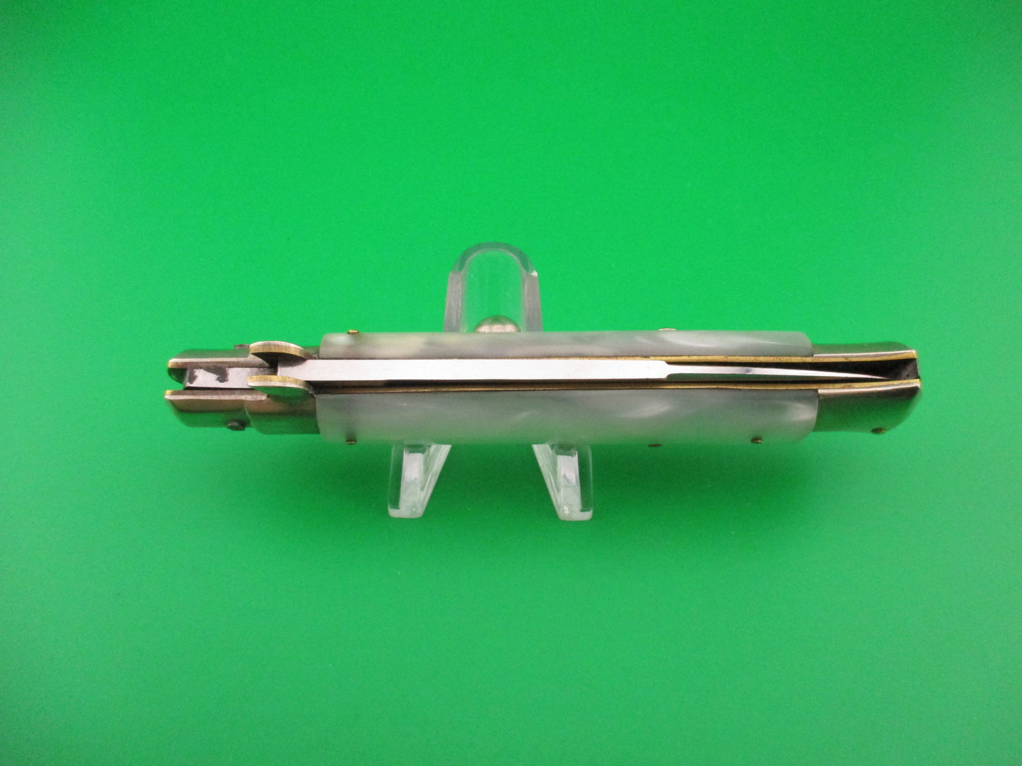 PATENT 22cm Italian BoBc Pearlex vintage automatic knife
