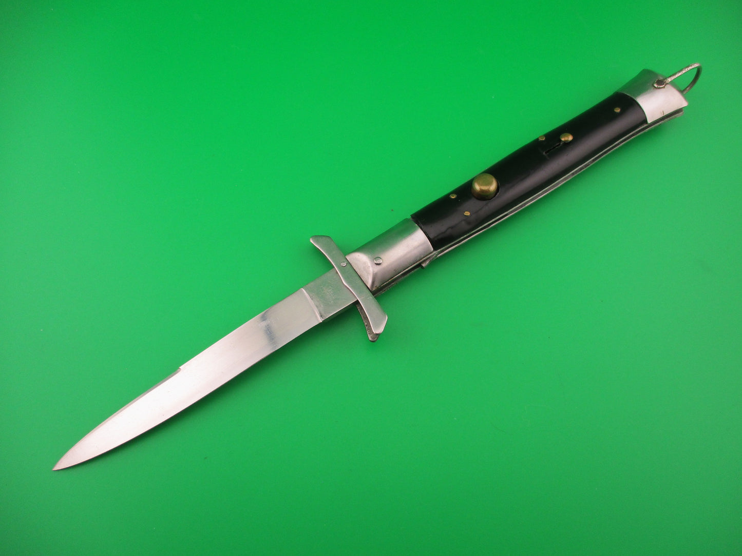STAINLESS STEEL 27cm Japanese Swing Guard Batwing vintage automatic knife