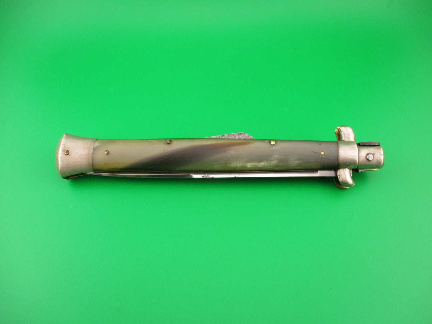 ROSTFREI PATENT 33cm Italian Humpback Coil spring Vintage Automatic knife