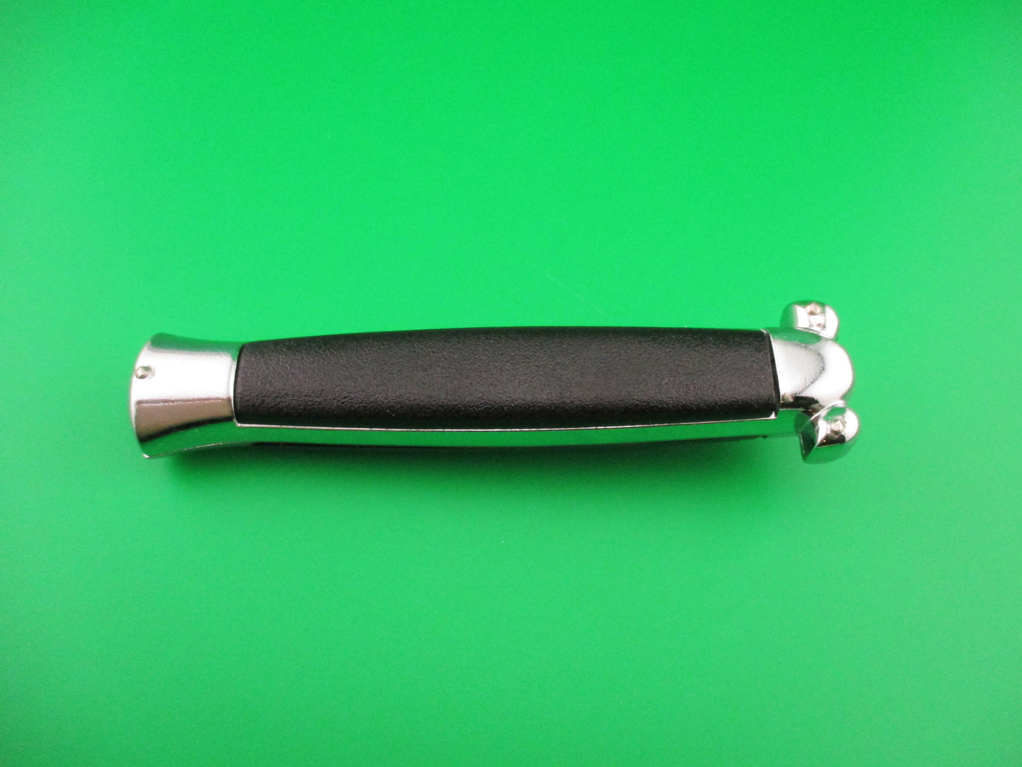 z STAINLESS STEEL 21cm BELL AC-80 Black Super Automatic Secret Agent knife NIB
