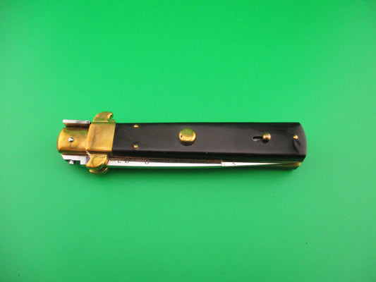 Custom Frosolone Style Horn 26cm Picklock Automatic knife by Orang Zaib