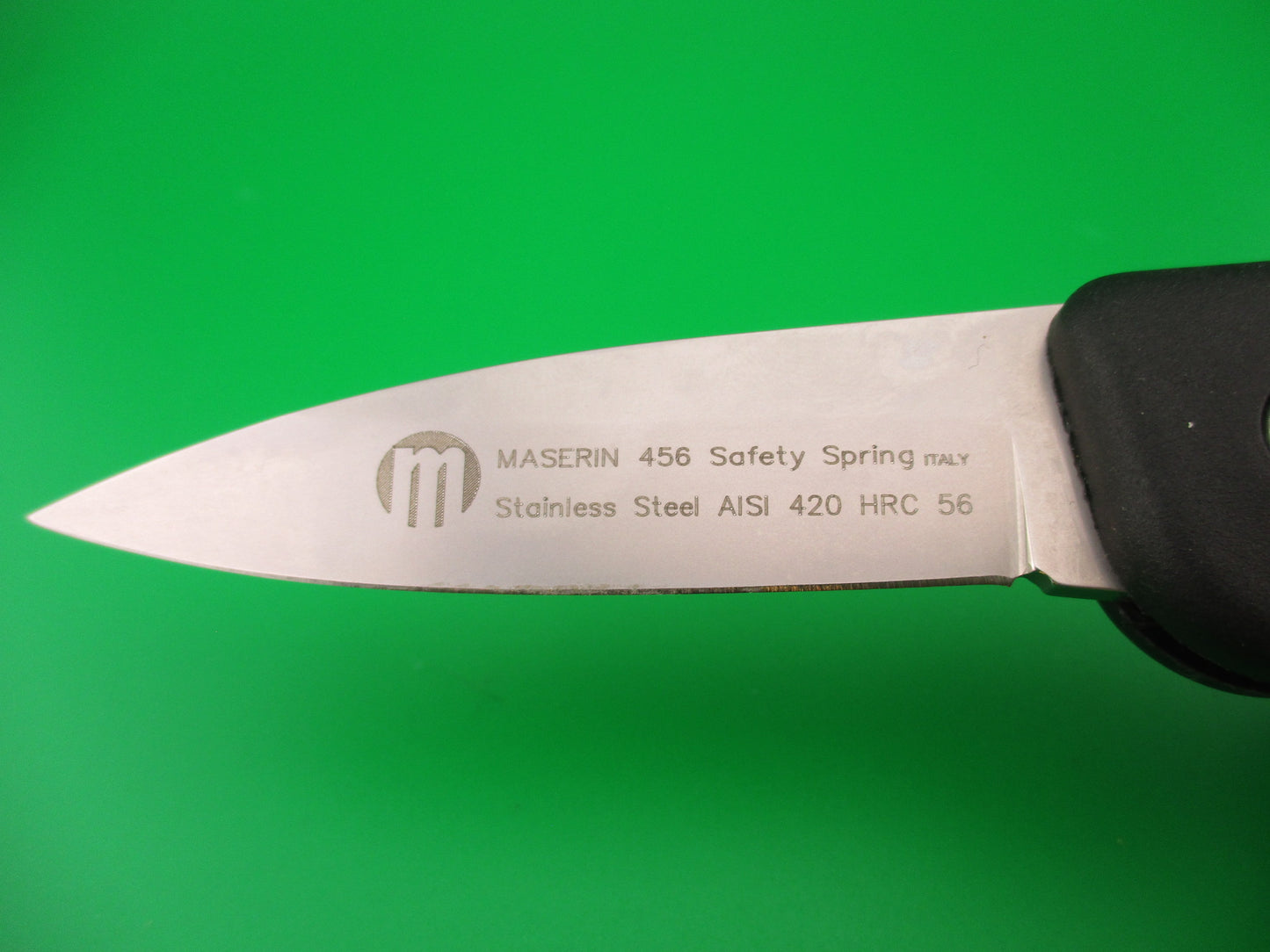 MASERIN 456 Safety Spring Italy 19cm Italian Coilspring automatic knife