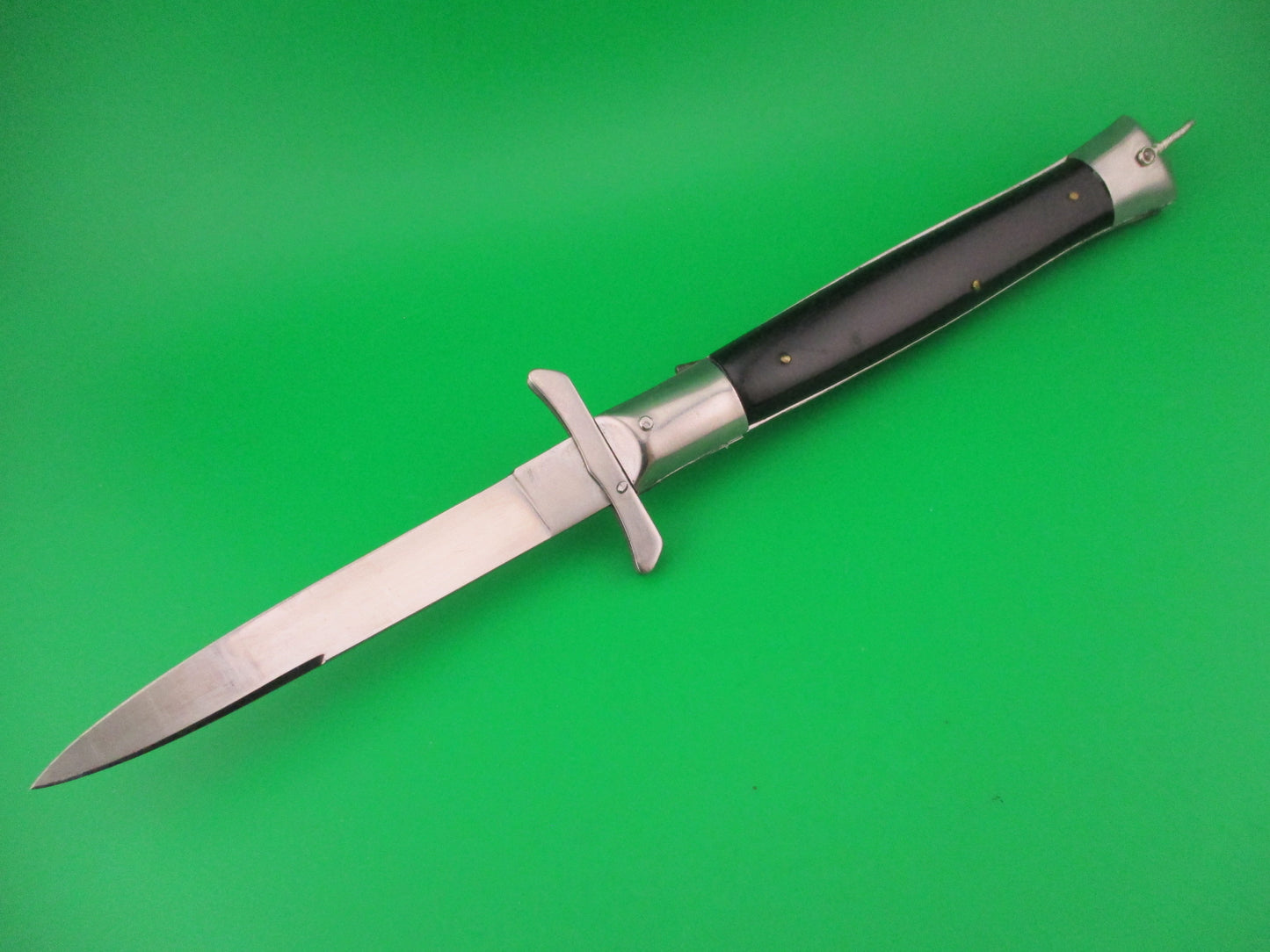 STAINLESS STEEL 27cm Japanese Swing Guard Batwing vintage automatic knife