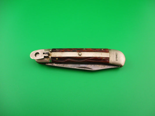ALFA INTL CORP SOLINGEN GERMANY 10cm German Lever jigged bone automatic SPRINGER