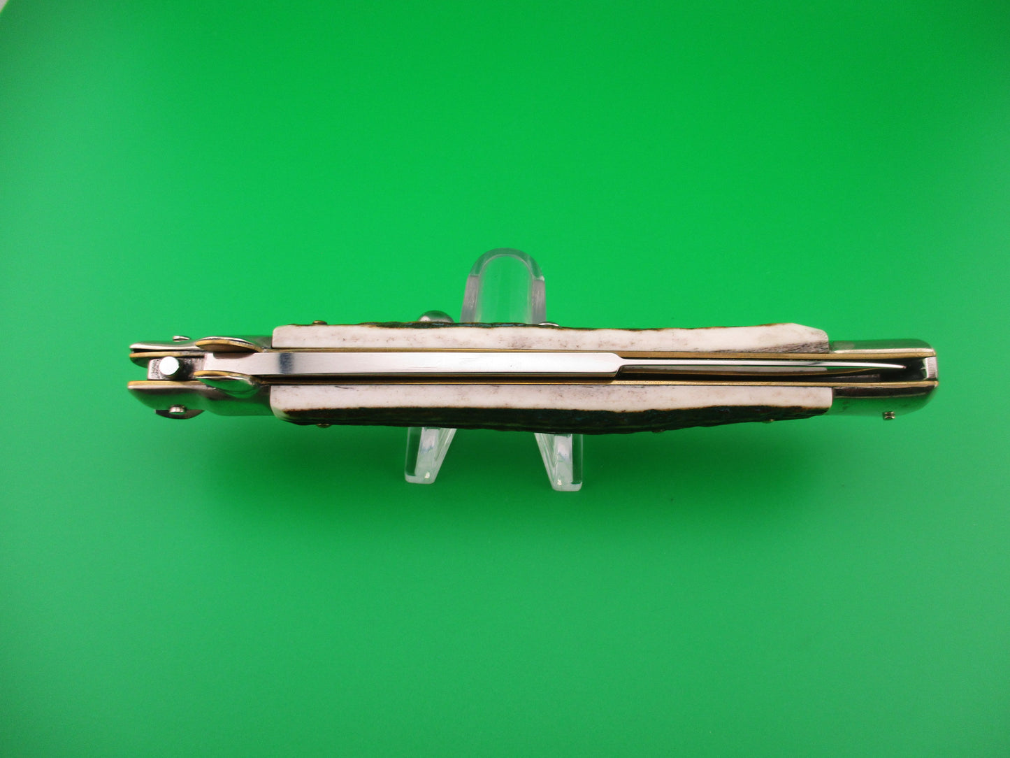 z AGA CAMPOLIN MANIAGO ITALY 2017 28cm Italian Picklock stag automatic knife
