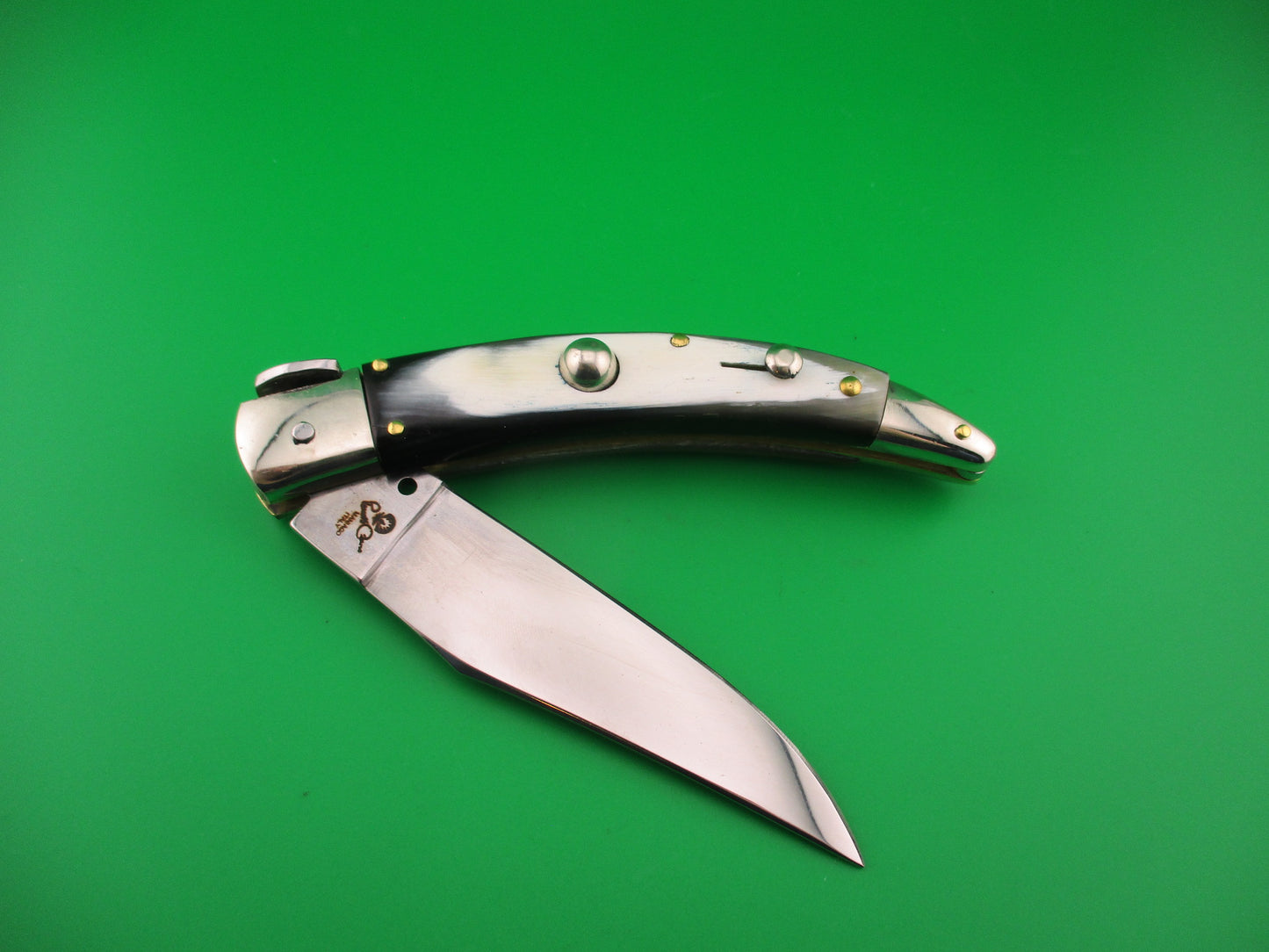 RENZO PASCOTTO MANIAGO 23cm Italian Catalana Picklock Horn automatic knife
