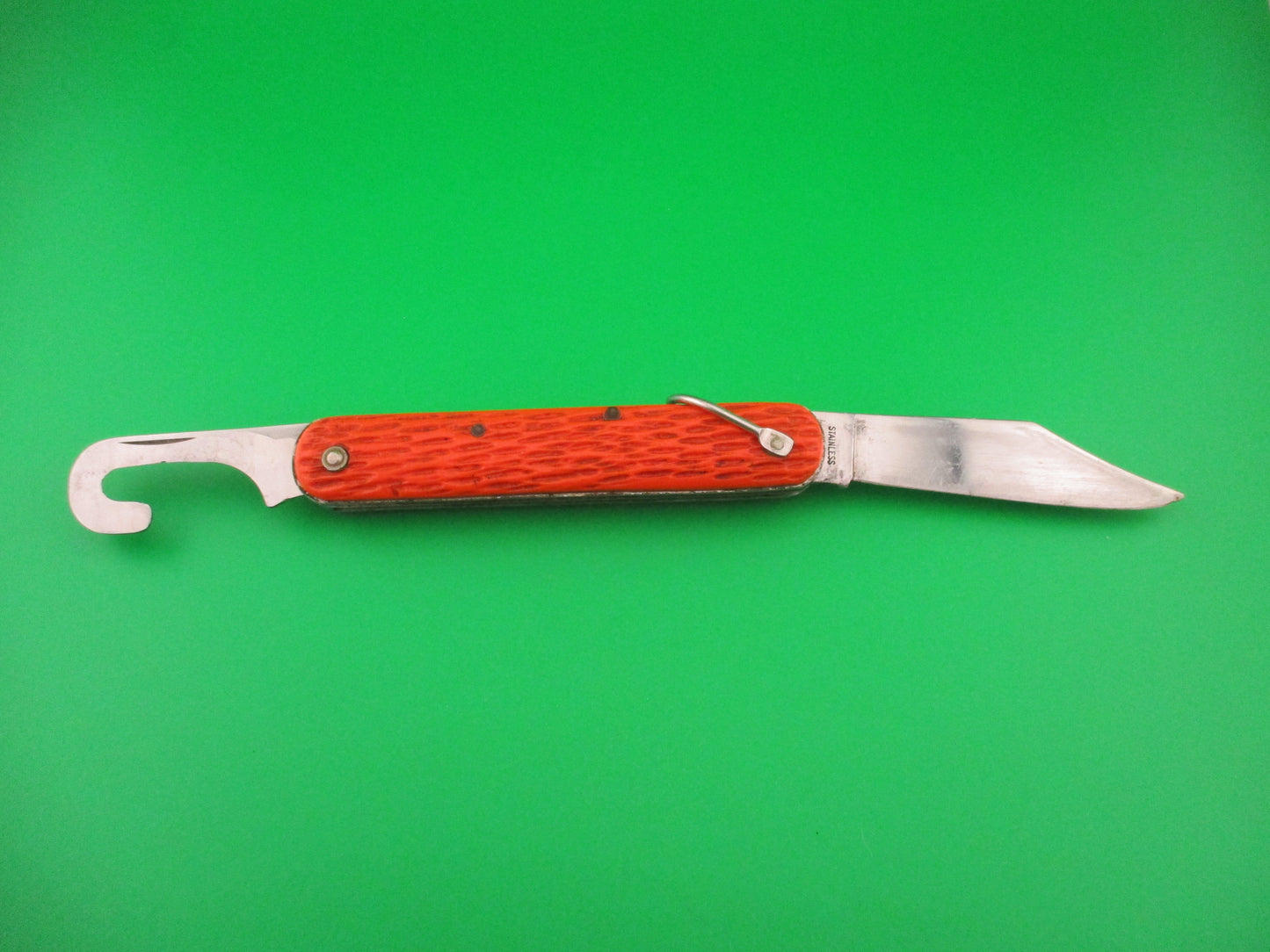 Schrade Walden vintage MC1 Orange military paratrooper switchblade