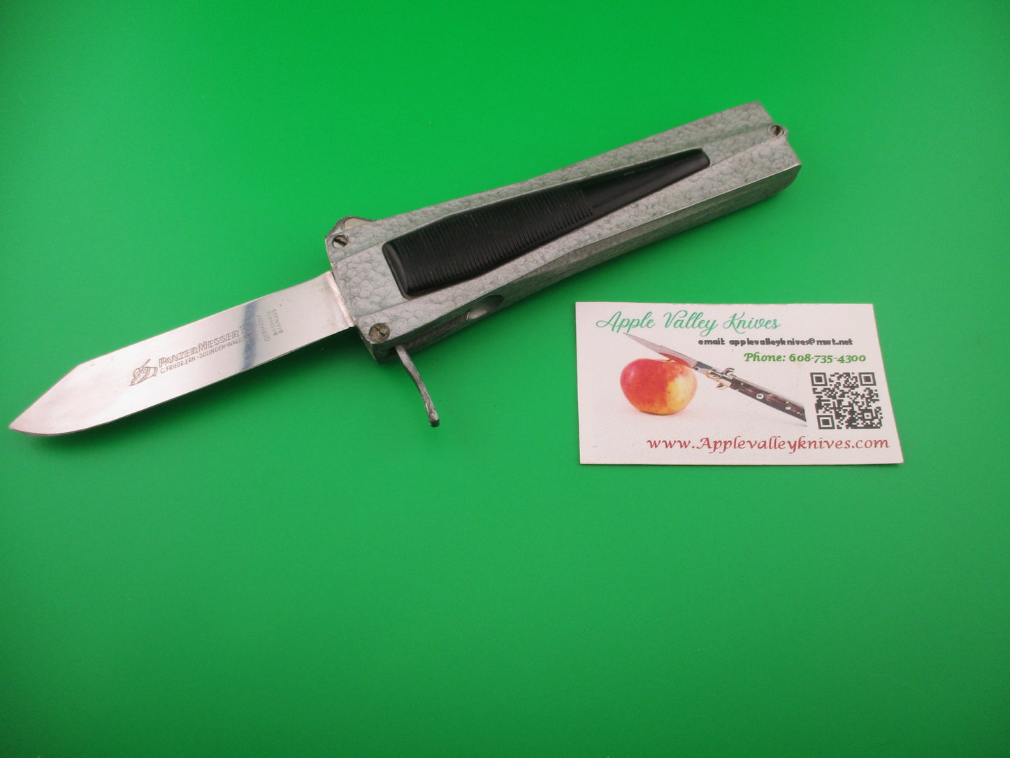 PANZER MESSER C.FRIEDR.ERN 23cm GERMAN DA OTF Trapdoor automatic knife