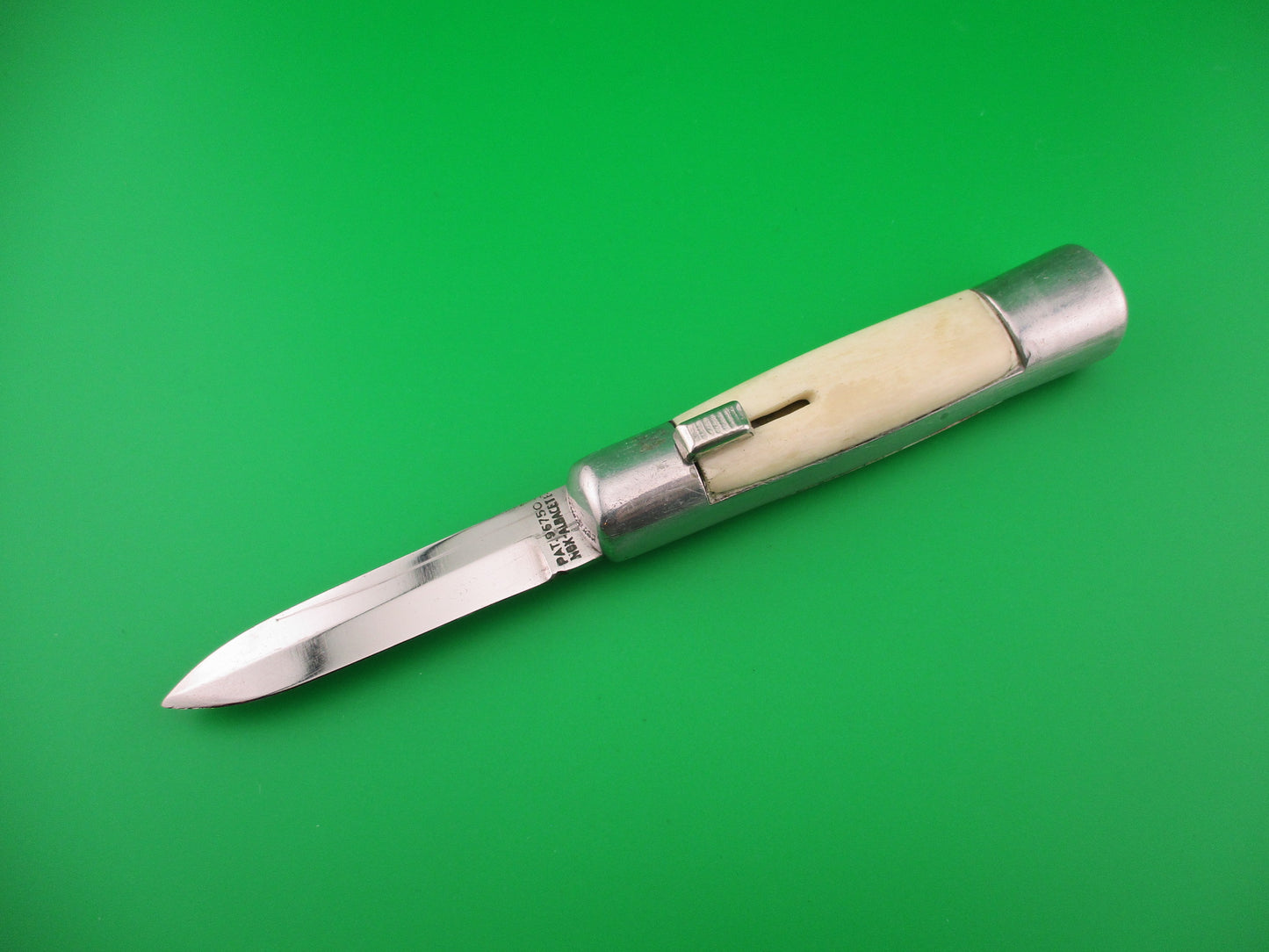 PAT 96750 INOX ALBACETE 18cm Spanish White Albacete OTF Aluminum automatic knife